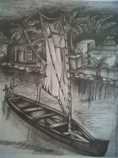 Shaded Landscape Drawing at GetDrawings | Free download