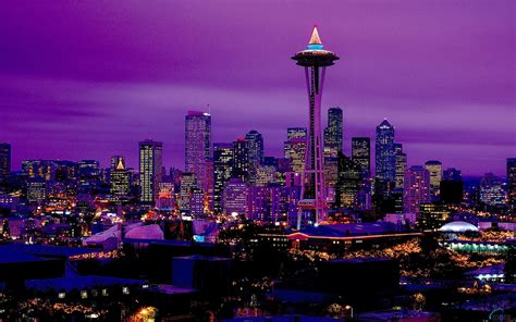 🔥 [30+] Seattle at Night Wallpapers | WallpaperSafari