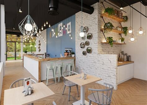 Before & After: Cozy Coffee Shop Interior Design - Decorilla