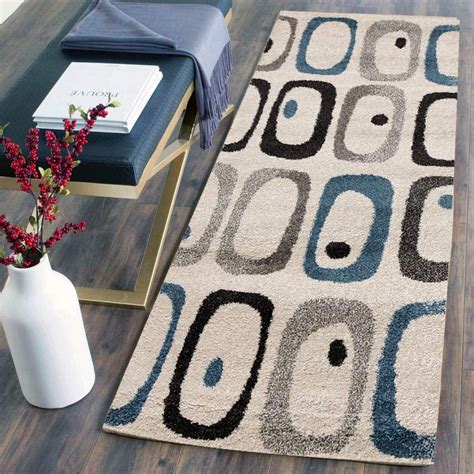 Area Rugs for Living room Area Rugs Clearance 2x5 Runner Rug, Beige Area Rug Modern Geometric ...