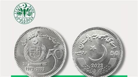 State Bank of Pakistan issues Rs50 coin