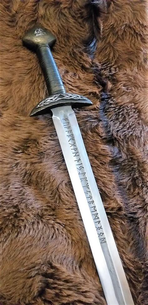 VIKING SWORD 100% replica Norse sword with runes sword in | Etsy