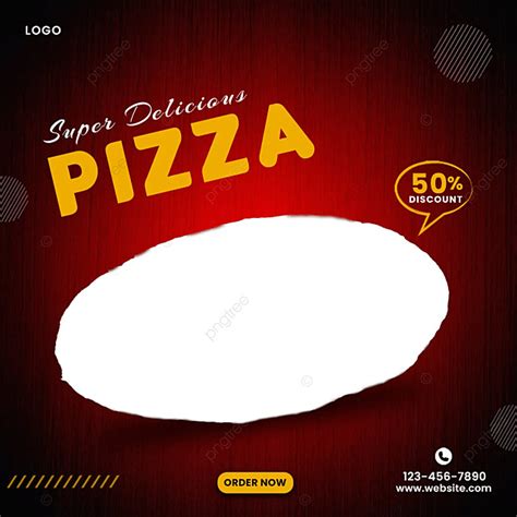 Delicious Pizza Food Menu Post Template Template Download on Pngtree