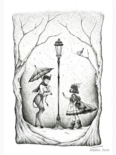 narnia lamp post drawing - blacklowtopvansmens