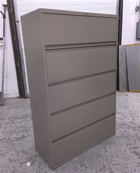 5 Drawer Lateral Filing Cabinet -Steelcase 900 Series- 42" Wide