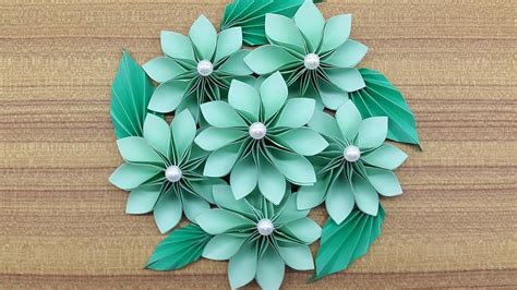 how to make paper flowers - Google Search | Origami flowers tutorial, How to make paper flowers ...