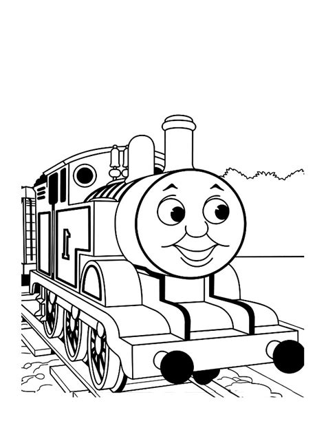 Thomas and his friends coloring pages for kids - Thomas And Friends Kids Coloring Pages