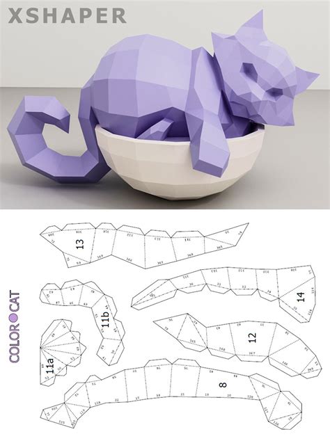 3D Papercraft Templates