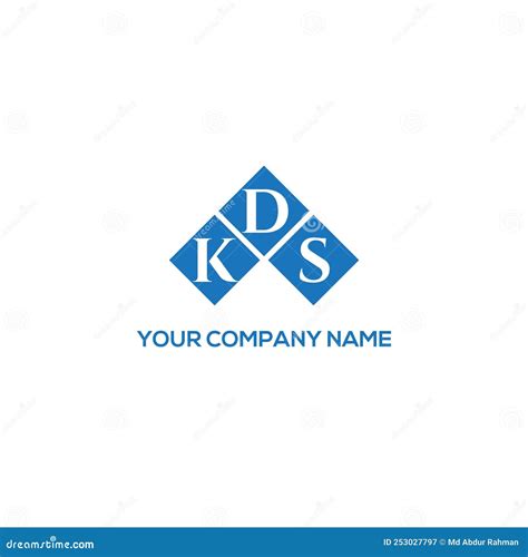 KDS Letter Logo Design on BLACK Background. KDS Creative Initials Letter Logo Concept Stock ...