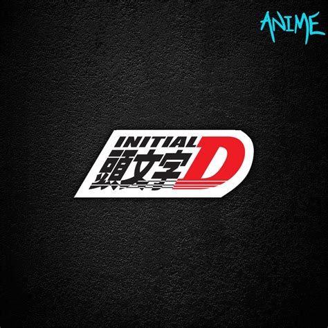 INITIAL D - Initial D Logo - Premium Fan-made Sticker (ANIME series ...