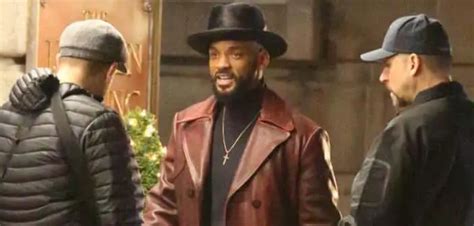 See Pics Of Will Smith In Deadshot Costume | Zay Zay. Com