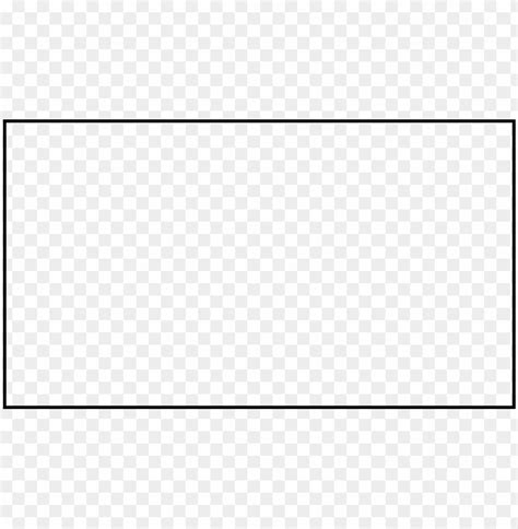 rectangle transparent - black outline of box PNG image with transparent background | TOPpng