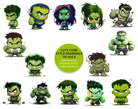 Red Hulk Chibi