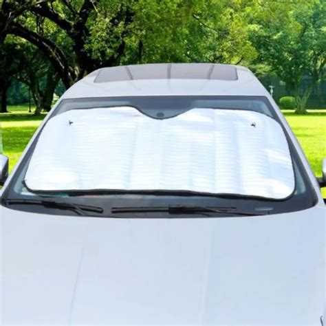 Car Single sided Sunshade Car Front Window Sun Shade Aluminum Foil ...