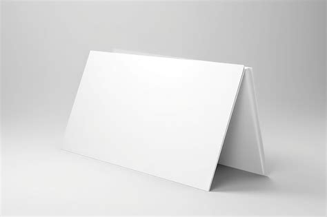 Premium AI Image | White blank paper mockup