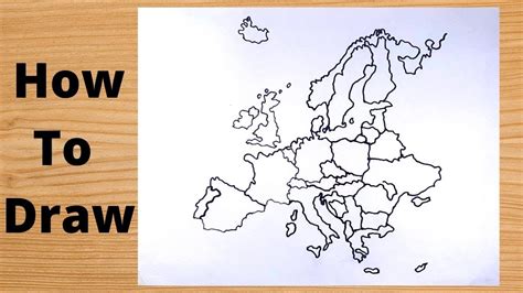 How To Draw A Map Of Europe Coastal Map World | Images and Photos finder