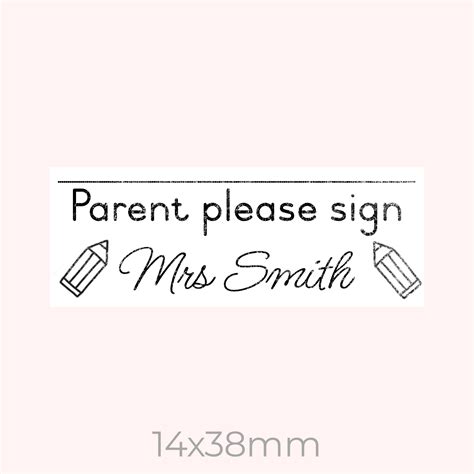 Please Sign Stamp - Lulu Stamps