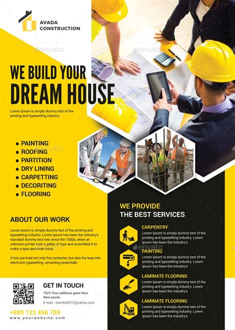 Construction Flyer Template Free