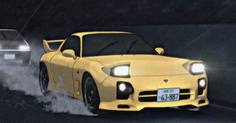 Mazda RX-7 FD3S Keisuke Takahashi | Initial d car, Initial d, Japanese cars