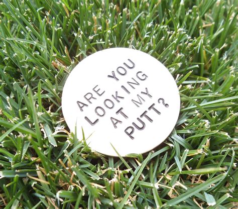 Golfing Ball Markers for Men Birthday Gift Golfer Personalized Ball Ma – C and T Custom Lures