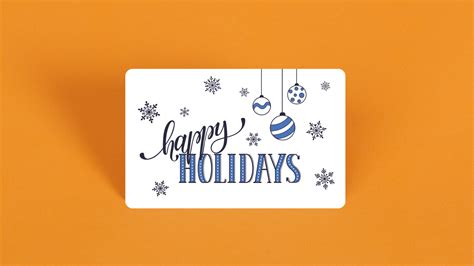 Happy Holidays Gift Card | Happy holiday gifts, Holiday gift card, Gift ...