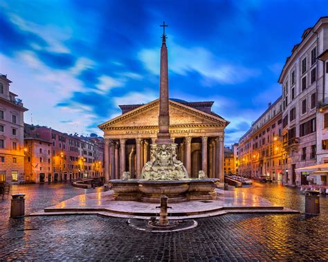 Download Ancient Pantheon In Rome Wallpaper | Wallpapers.com