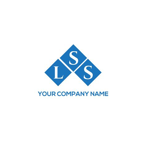 LSS letter logo design on white background. LSS creative initials letter logo concept. LSS ...