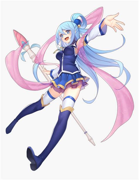 Konosuba Aqua Fan Art Transparent, HD Png Download - kindpng