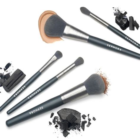 SEPHORA COLLECTION Charcoal Infused Vegan Makeup Brush Set | Pacific City