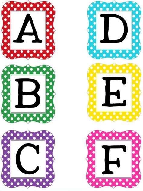 Cute and Free Word Wall Alphabet and Numbers - Teach Junkie