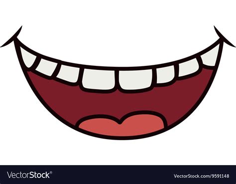 Smile cartoon icon Mouth design graphic Royalty Free Vector | Cartoon icons, Smile illustration ...