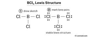 BCl3 Lewis structure - Learnool