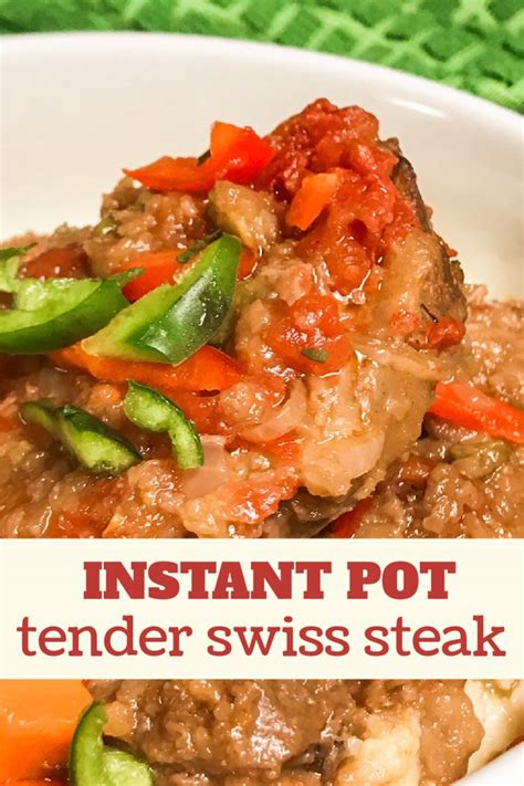 Easy Instant Pot Swiss Steak - Chef Alli