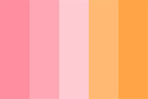 Pink And Orange Color Palette