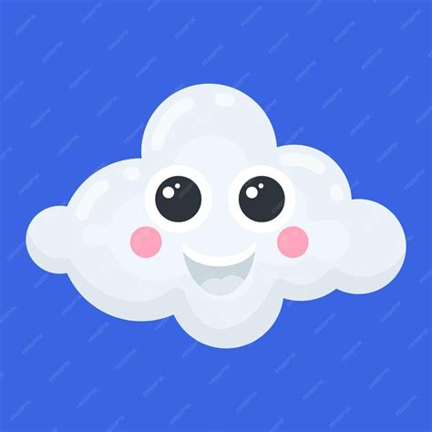 Premium Vector | Happy Cloud