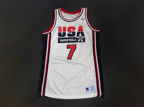 Vintage #7 USA Dream Team pro cut basketball jersey made by Champion size 42 - Vintagesque ...