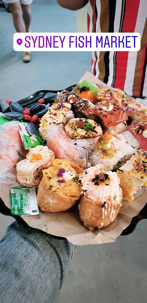 Sydney Australia Seafood market - Sushi Platter this platter was to die ...