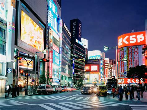 world travel: tokyo japan pictures and night pictures