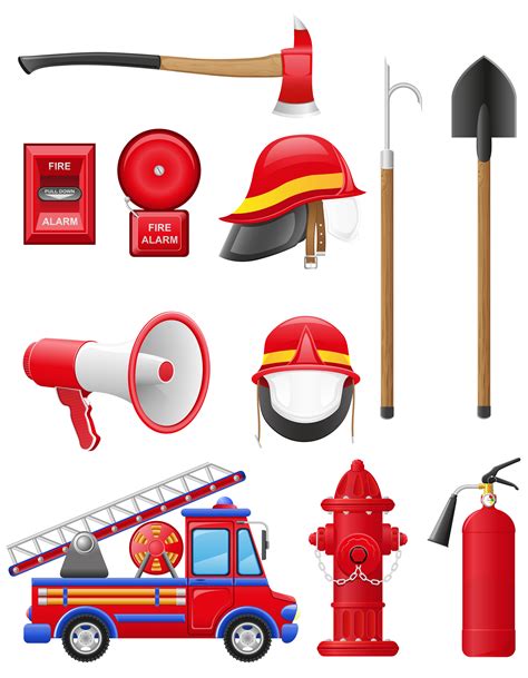 Firefighter Equipment Clipart