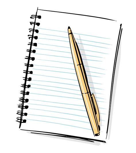 Paper Notebook Cartoon Pen - notebook png download - 2592*2920 - Free Transparent Paper png ...