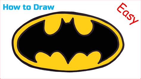 Arriba 58+ imagen batman logo drawing - Abzlocal.mx