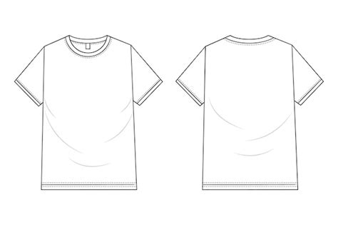 T Shirt Line Drawing Images - Free Download on Freepik