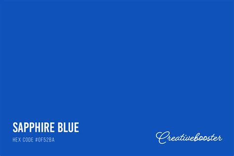 Sapphire Blue Color Codes The Hex, RGB And CMYK Values That, 44% OFF