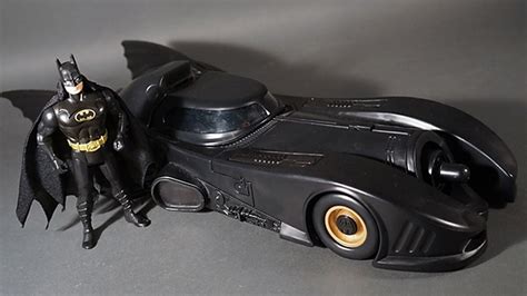 Batmobile Kenner Batman Returns Dark Knight Collection 1989 Vehicle Toy Review - YouTube