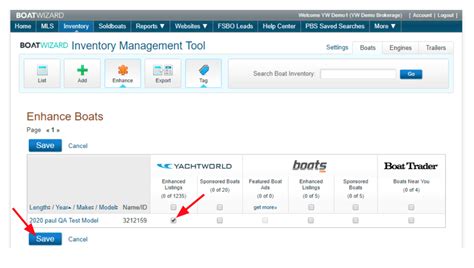 How to enhance a listing in BoatWizard - BoatWizard Help Center