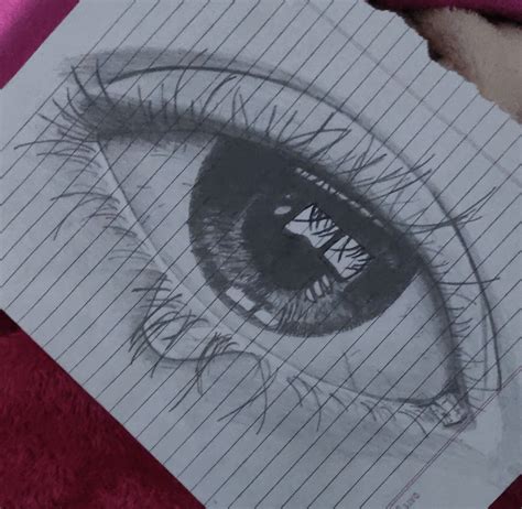 Teary eyes. : r/drawing