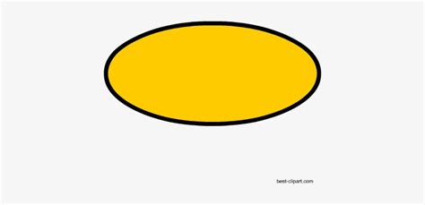 Yellow Oval Free Clip Art Image - Oval Shape Clipart Transparent PNG - 450x450 - Free Download ...