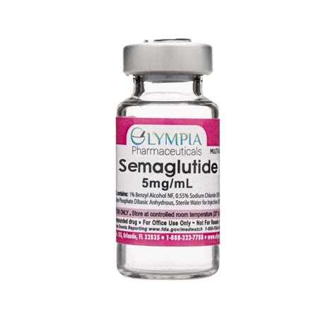 Compounded Semaglutide for Rx and Office Use | 1mg/mL | Olympia Pharmacy