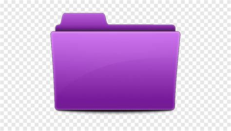 Label Folders, purple folder icon, png | PNGEgg