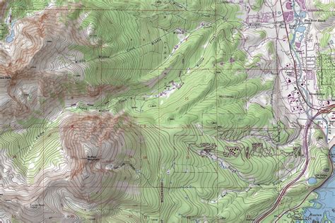 Custom Topographic Maps Lake County Summit County Colorado